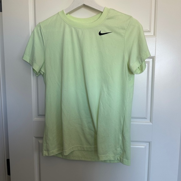 Nike Lime Green Dri-FIT Tee - Picture 2 of 4